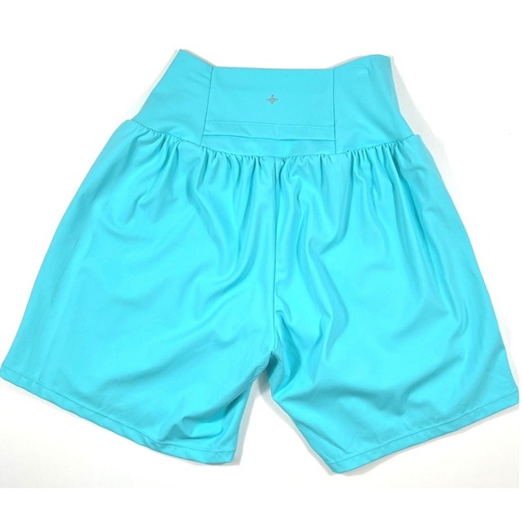 Halara SoftlyZero Airy 2-in-1 Yoga Shorts Loka Blue Medium NWT Pockets - Picture 4 of 8